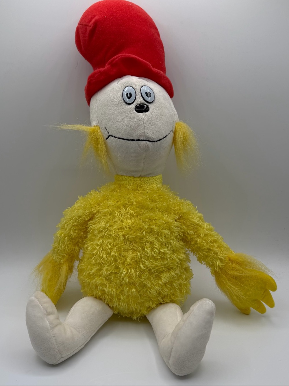 Dr Seuss Sam I Am Plush 19" Kohl’s Cares Yellow Red Hat Stuffed Toy